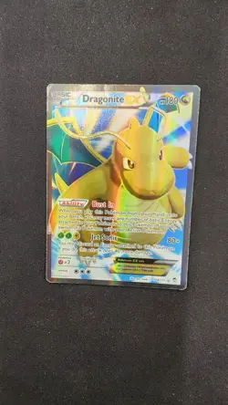 Pokemon TCG Dragonite EX 108/111 XY Furious Fists Ultra Rare Full Art Damaged - Image 2