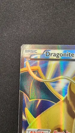 Pokemon TCG Dragonite EX 108/111 XY Furious Fists Ultra Rare Full Art Damaged - Image 4