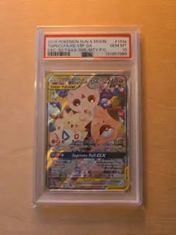 Pokemon Togepi & Cleffa & Igglybuff GX 143A/236 Alt Art Tag Team GEM MINT PSA 10 - Image 1