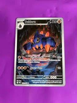 Boldore 128/086 - Pokemon TCG - White Flare Illustration Rare - NM - FREE SHIP - Image 1