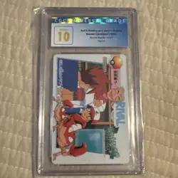 CGC Pristine 10 Pokemon Bandai Carddass 1999 150 Ash's Krabby & Gary's Krabby - Image 1