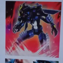 Collectable yu-gi-oh sticker- Masked Hero Dark Law - Image 1