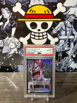 2023 One Piece Japanese GECKO MORIA Leader Alt Art OP06-080 PSA 10 Gem Mint! - Image 1