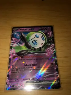 Pokemon TCG Black Bolt 044/086 - Meloetta ex - Holofoil Double Rare NM - Image 1