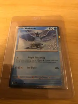SEALED Articuno 032/159 Holiday Calendar 2025 Festive STAMP Promo Pokemon - Image 1