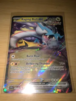 Pokemon Temporal Forces Raging Bolt ex 123/162 - Image 1