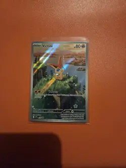 Pokemon - Victini SVP 208 Alt Art - Black Bolt & White Flare Illustration Promo - Image 3