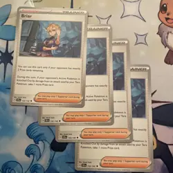Briar Stellar Crown Playset for Pokemon TCG 4x132/142 X4 NM Condition - Image 1
