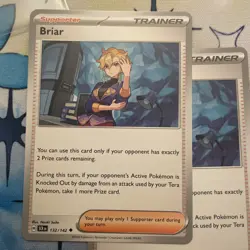 Briar Stellar Crown Playset for Pokemon TCG 4x132/142 X4 NM Condition - Image 2