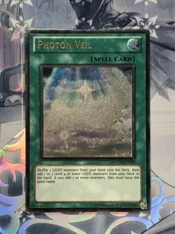 PHSW-EN050 Photon Veil Ultimate Rare Unlimited Edition VLP YuGiOh TCG - Image 1