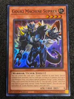 Yugioh Gouki Machine Suprex DOOD-EN006 1st Edition Super Rare NM In Hand - Image 1