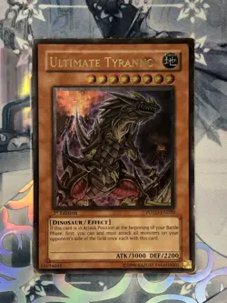 POTD-EN020 Ultimate Tyranno Ultimate Rare 1st Ed Moderately Played YuGiOh TCG - Image 1