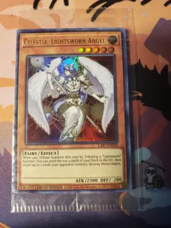 Yugioh Celestia Lightsworn Angel LART-EN036 Lost Art Ultra Sealed - Image 1