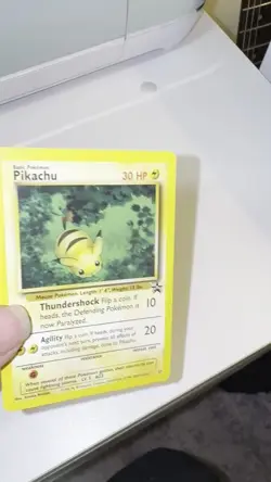 Pikachu # 27 "Bumblebee" Black Star PROMO WOTC Rare Pokemon Card - Image 2