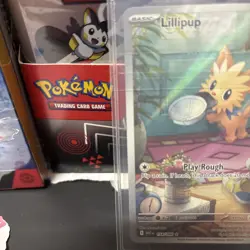 Pokemon TCG Lillipup 154/086 Illustration Rare Card White Flare NM - Image 4