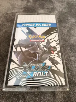 Pokemon Black Bolt Booster Bundle Display Case Sealed + Acrylic Case 🚚🚚 - Image 1