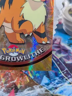 Growlithe #58 Topps Chrome Spectra Series 1 Pokemon TV Animation NM 🔥 - Image 4