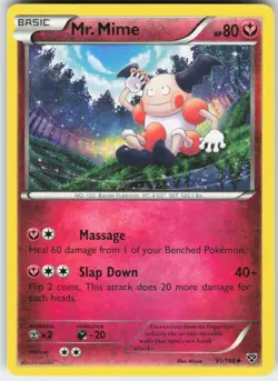 Mr. Mime 91/146 Uncommon XY Pokemon Lightly Played - Image 1