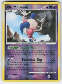 Mr. Mime 37/147 Rare Supreme Victors Pokemon Reverse Holo Heavily Played - Image 1
