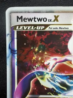 Pokemon Mewtwo LV.X DP28 Diamond & Pearl Promo Holo 120 HP English - Image 2