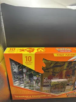 Pokemon TCG Reshiram Charizard-GX Tag Team Premium Collection Box NO TEARS - Image 4