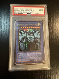 Yu-Gi-Oh! Obelisk the Tormentor GBI-002 Gameboy ADV Promo - PSA 9 Mint - Image 1