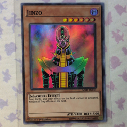 Konami Yu-Gi-Oh! TCG Jinzo MYFI-EN041 Mystic Fighters Super Rare Holo 1st - Image 1