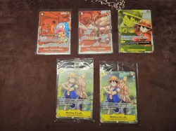 Monkey.D.Luffy / Tony Tony.Chopper One Piece TCG Promotion Cards Bundle - Image 1