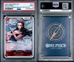 Nico Robin OP01-017 PSA 9 Store Championship English One Piece - Image 3