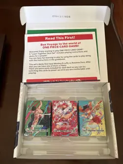Bandai Namco CCG ONE PIECE: TCG! LEARN TOGETHER DECK SET! Unused! Complete! - Image 3
