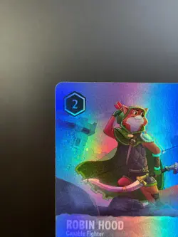Lorcana Disney - Robin Hood - Capable Fighter (Epic) 220/204 - Holo Foil Fabled - Image 2