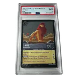 Disney Lorcana EN 1 The First Chapter Simba - Returned King #189 FOIL PSA 9 - Image 1