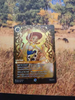 Disney Lorcana Wilds Unknown Jessie Lively Cowgirl 223/204 Enchanted - Image 1