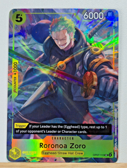 Roronoa Zoro OP07-113 - Illustration Box Vol.3 - One Piece Promo Foil Card - Image 1