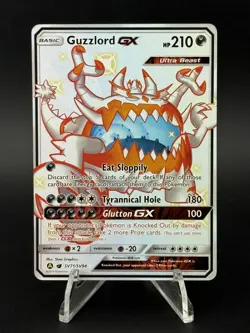 Guzzlord GX SV71/SV94 Hidden Fates Shiny Vault Full Art S&M Pokemon TCG Card NM - Image 1
