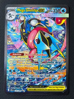 Pokemon TCG Mega Greninja Ex 116/086 Chaos Rising Special Illustration Rare MINT - Image 1