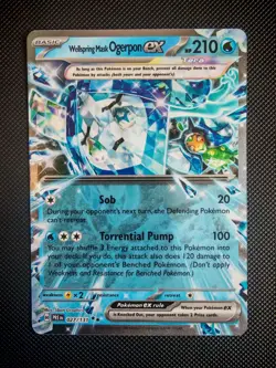 Pokemon Welping Mask Ogerpon EX 027/131 Prismatic Evolutions - Image 1