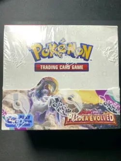Scarlet & Violet Paldea Evolved Booster Box Pokemon TCG Factory Sealed - Image 1