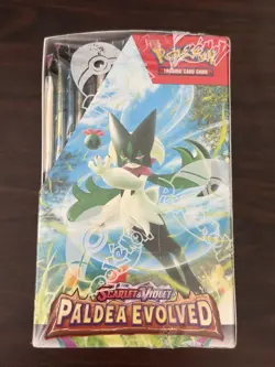 Pokemon TCG Scarlet & Violet Paldea Evolved Half Booster Box 18 Packs Sealed - Image 3