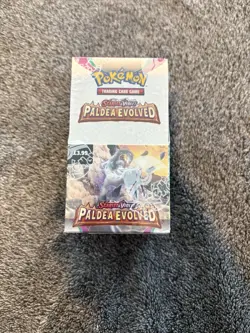 Pokemon TCG Scarlet & Violet Paldea Evolved Half Booster Box 18 Packs Sealed - Image 1