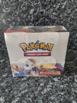 Pokemon TCG Paldea Evolved Booster Box Sealed Scarlet & Violet 36 small dent box - Image 2