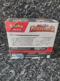 Pokemon TCG Paldea Evolved Booster Box Sealed Scarlet & Violet 36 small dent box - Image 4