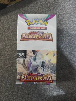 Pokemon TCG Scarlet & Violet Paldea Evolved Half Booster Box 18 Packs Sealed - Image 1