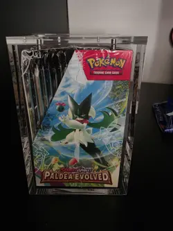 Pokemon TCG Scarlet & Violet Paldea Evolved Booster Box Sealed Including Acrylic - Image 2