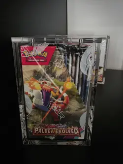 Pokemon TCG Scarlet & Violet Paldea Evolved Booster Box Sealed Including Acrylic - Image 4