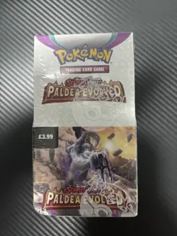 Pokemon TCG Scarlet & Violet Paldea Evolved Half Booster Box 18 Packs Sealed - Image 1
