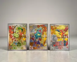 Pokemon TCG First Partner Illustration Series 2 - Chikorita Totodile Cyndaquil - Image 1