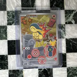 Pokemon series 2 first partner illustration. Totodile chikorita cyndaquil - Image 2