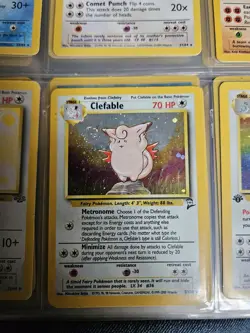 Pokemon TCG Clefable Base Set 2 Holo Unlimited Rare Card 5/130 LP Condition - Image 1
