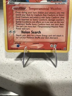Pokemon Sunny Castform TCG Reverse Holo Stamped Card 31/113 Delta Species LP/MP - Image 3